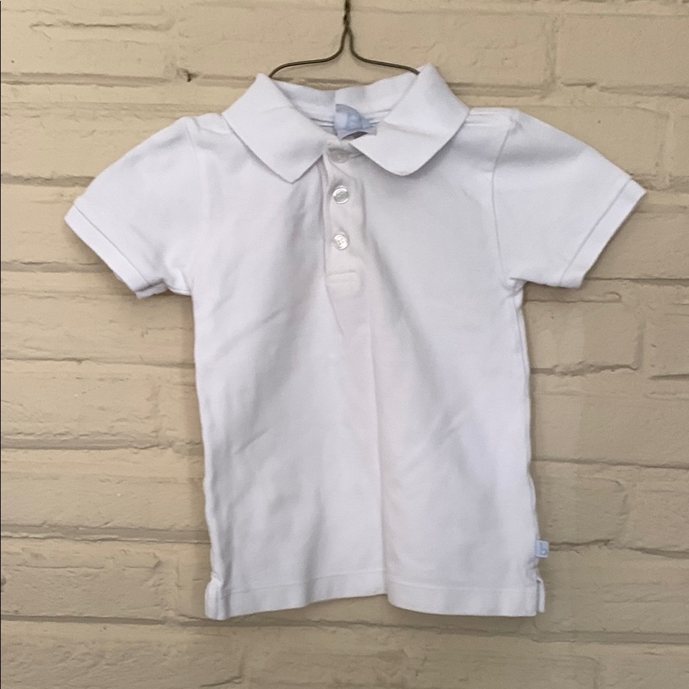 Bella Bliss White Polo Shirt Classic Design